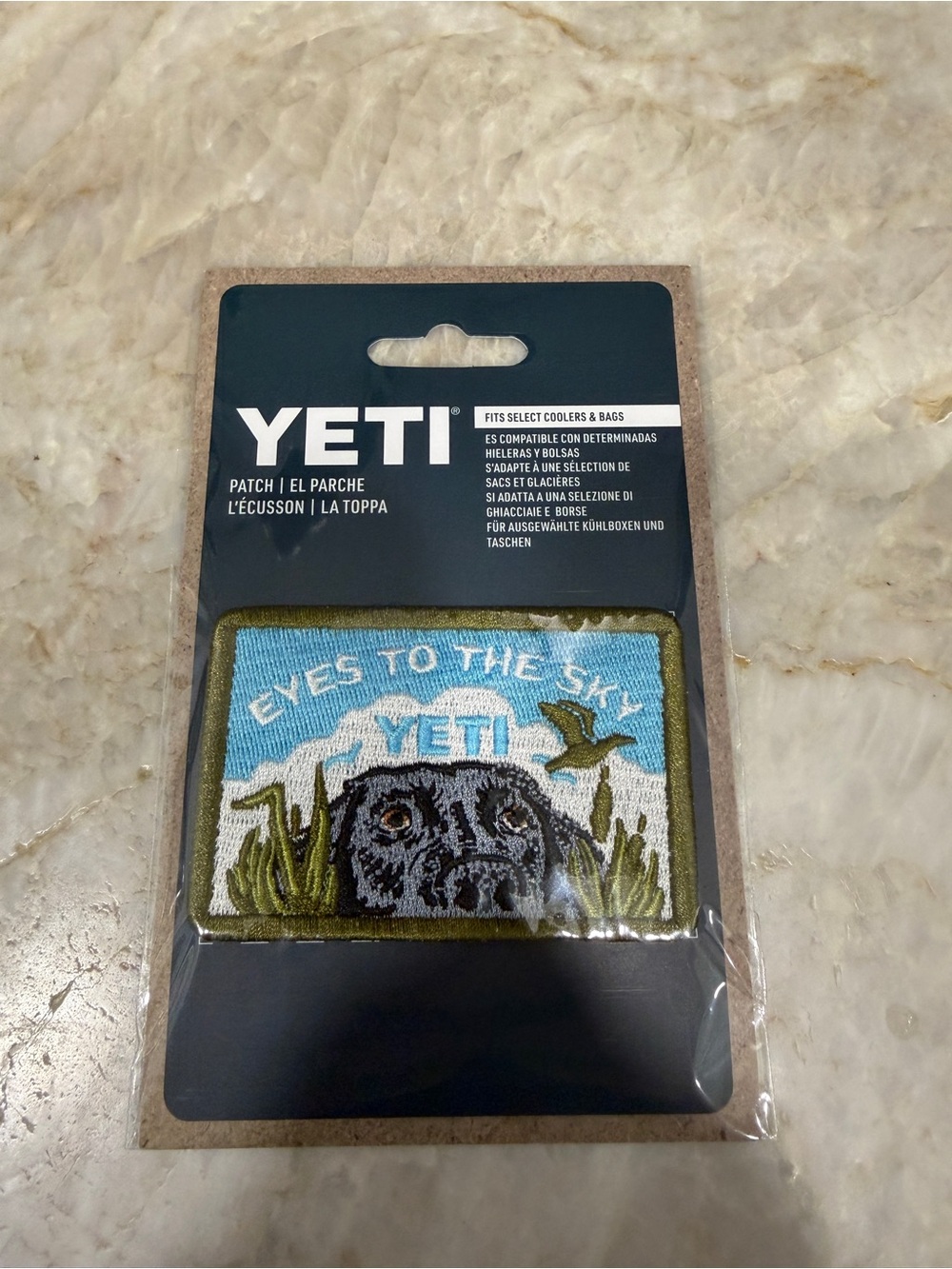 Brand New Yeti Eyes To The Sky Patch Blue Sold Out